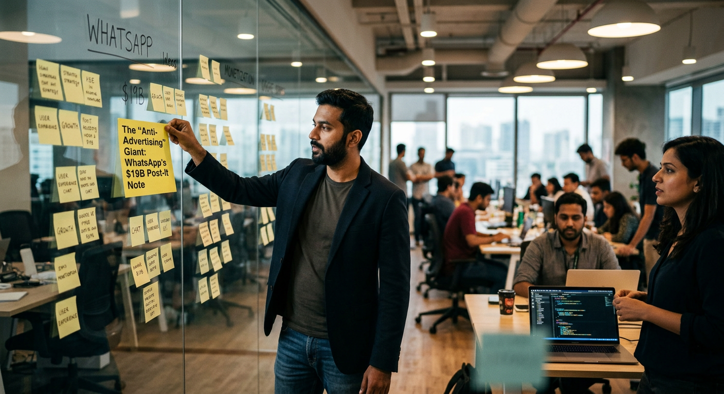 The “Anti-Advertising” Giant: WhatsApp’s $19B Post-It Note
